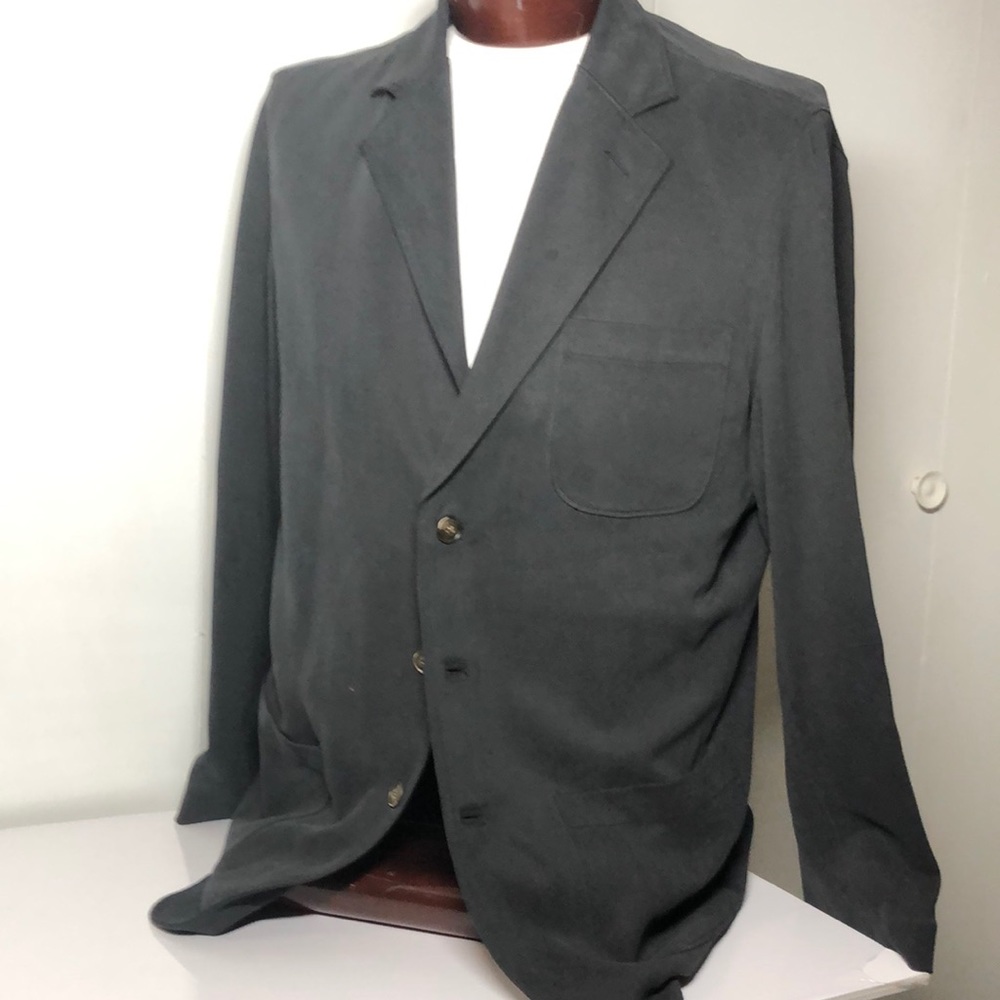 Tommy Bahama black 100% silk jacket M